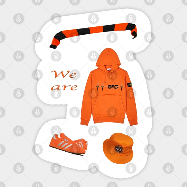 Dundee United. We are United Sticker by Grant's Pics